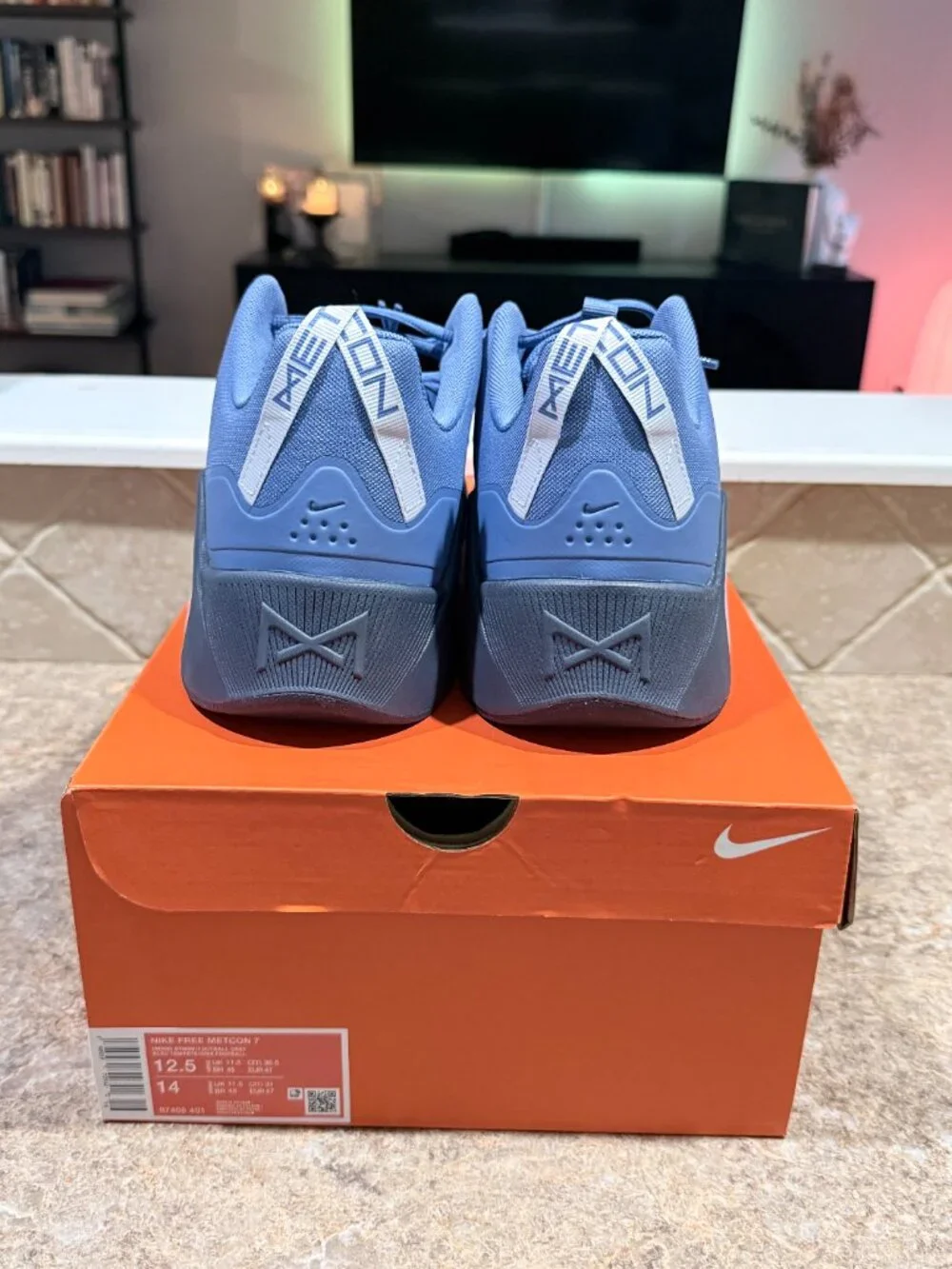 Nike Free Metcon 7 Training Shoes – Indigo Storm / Football Grey – NIB Size 12.5